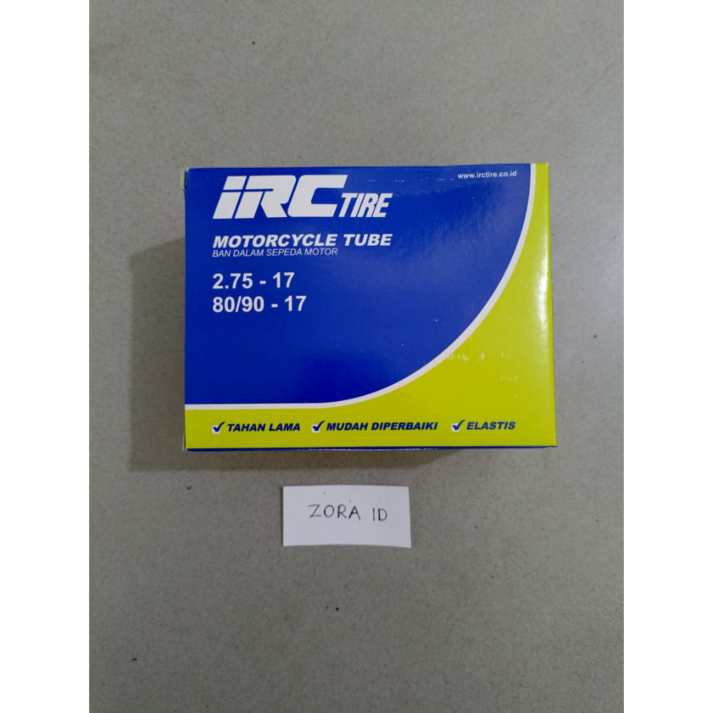 BAN DALAM IRC 275-17 IRC ORIGINAL ALL MOTOR BEBEK RING 17