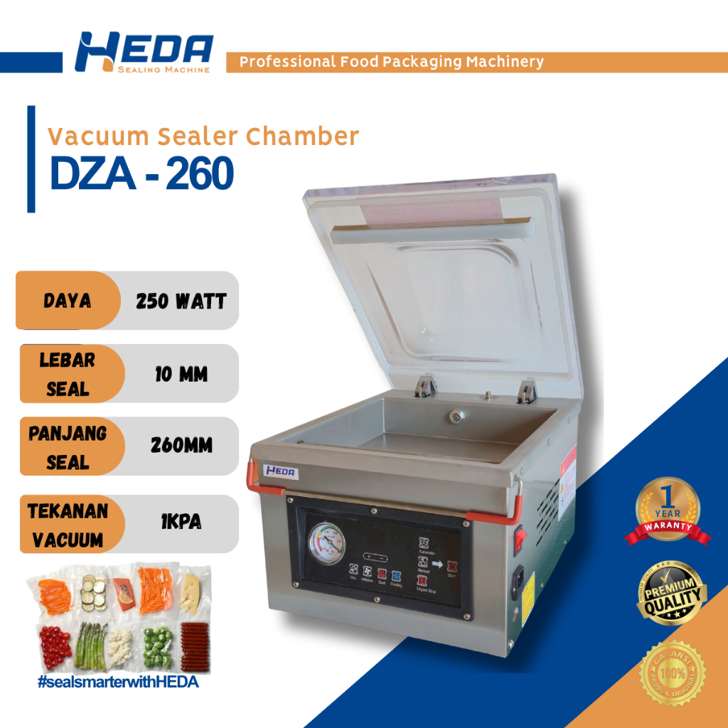 Mesin vacuum sealer mesin penyedot udara kemasan / Basah dan kering /Mesin vakum DZA-260/Mesin Vakum