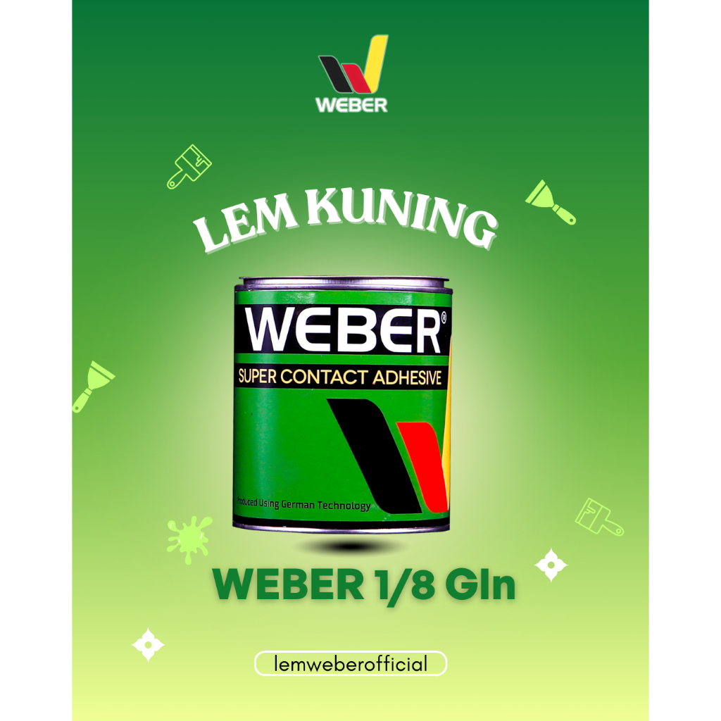 LEM KUNING WEBER 1/8 Galon/LEM KUNING/LEM KUNING EKONOMI/LEM WEBER, lemserbaguna, lemkuat, lemkayu, 