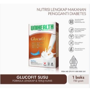 Glucofit Susu Diabetes, Unihealth 750 Gram