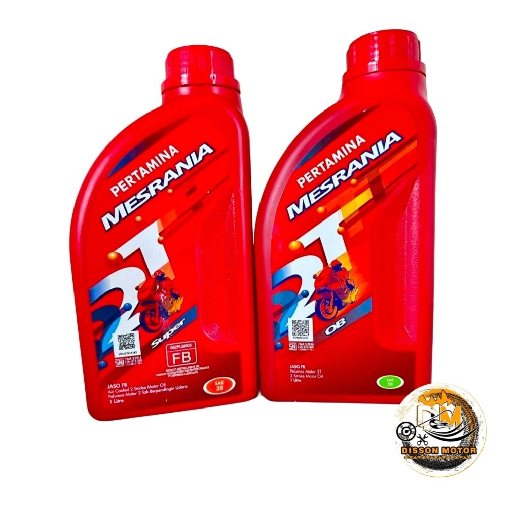 Oli Samping Mesran OB 2T -  Mesrania Super 2T - Mesrania 2T Oli Vespa - Oli Samping Rx King 1.Liter 