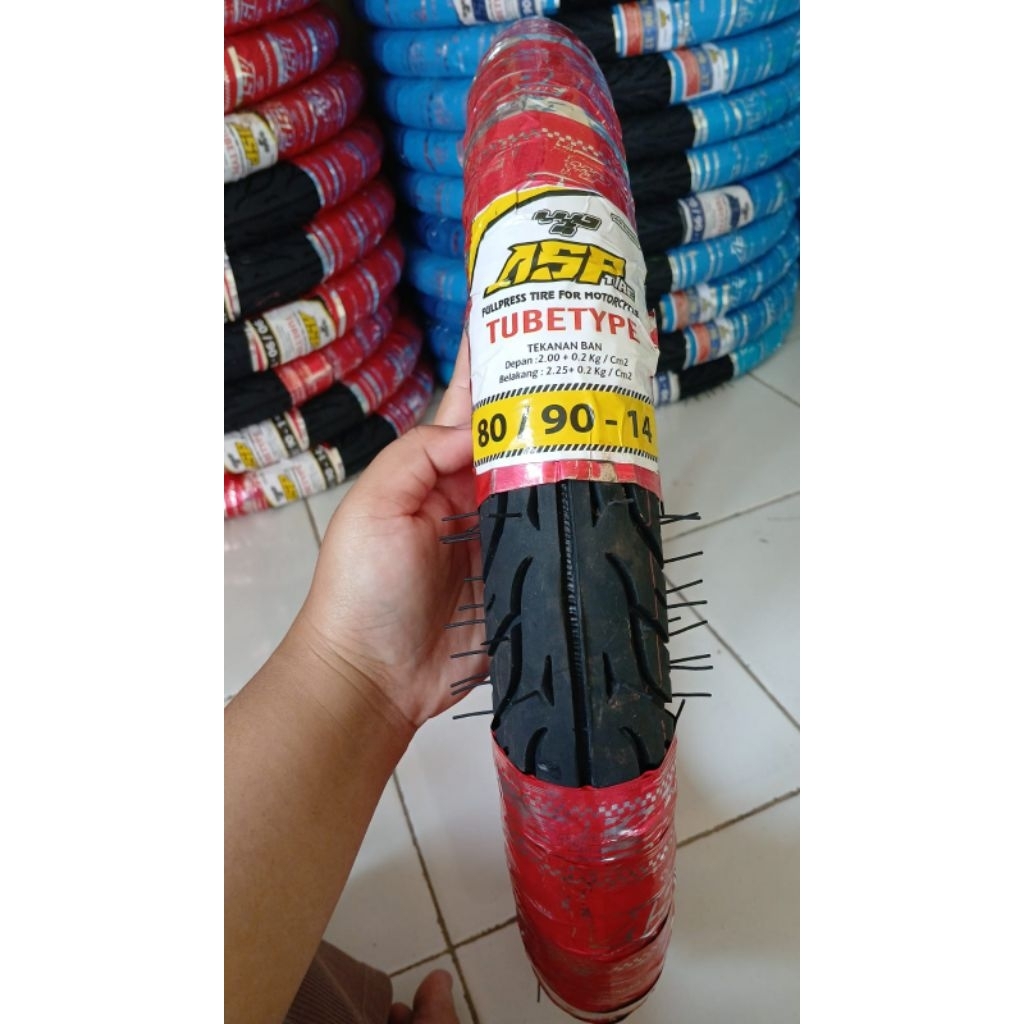 Ban motor vulkanisir fullpress 80/90-R14
