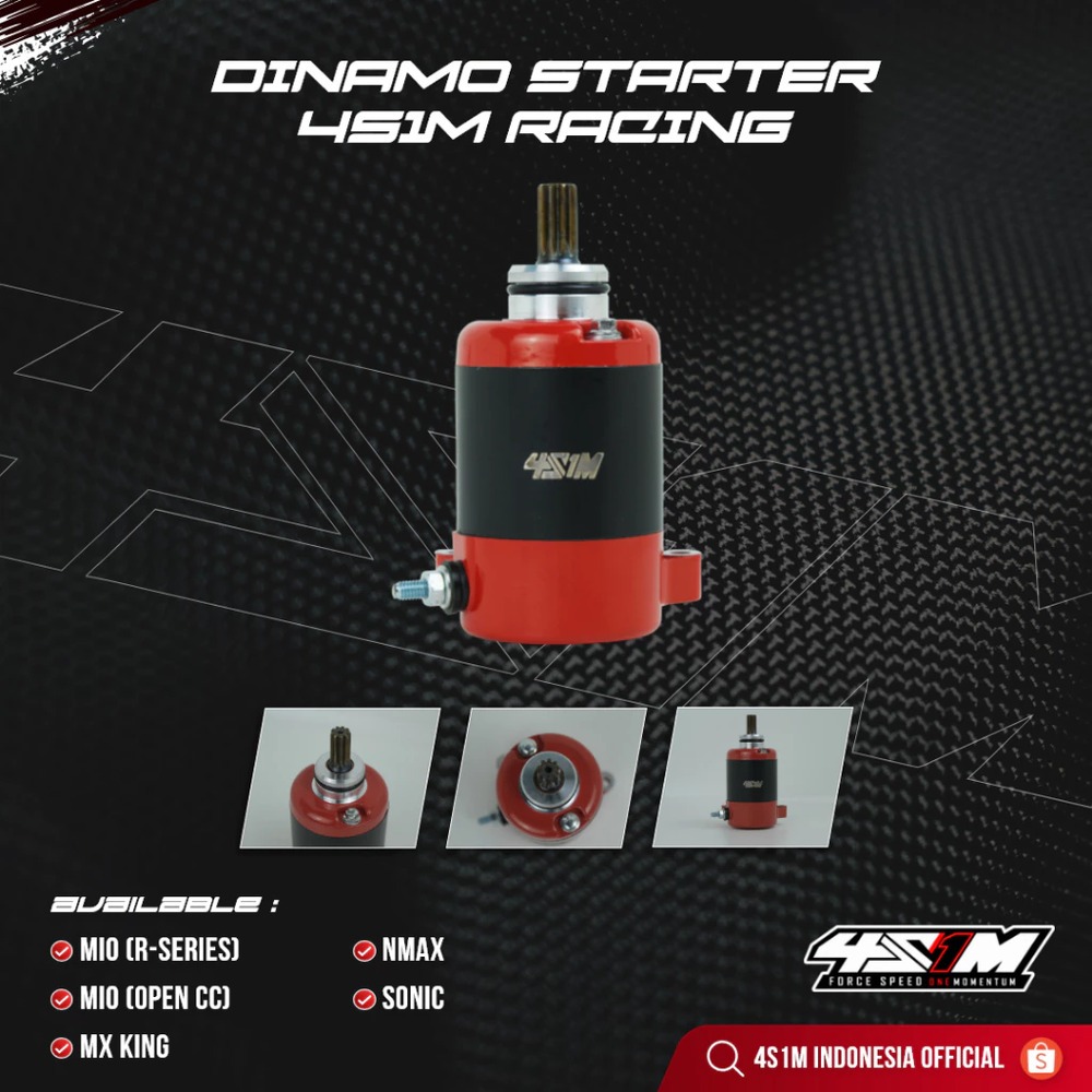 DINAMO STARTER 4S1M RACING MIO(R-SERIES DAN OPEN CC)/MX KING/NMAX/SONIC