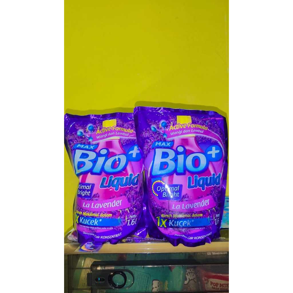 Max Bio+ Detergen Liquid 1,6L//Detergen Cair Max BIO+