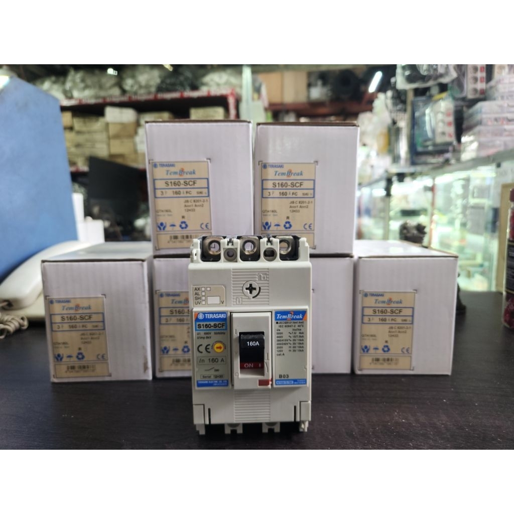 MCCB TERASAKI S160-SCF 160A JAPAN ORIGINAL