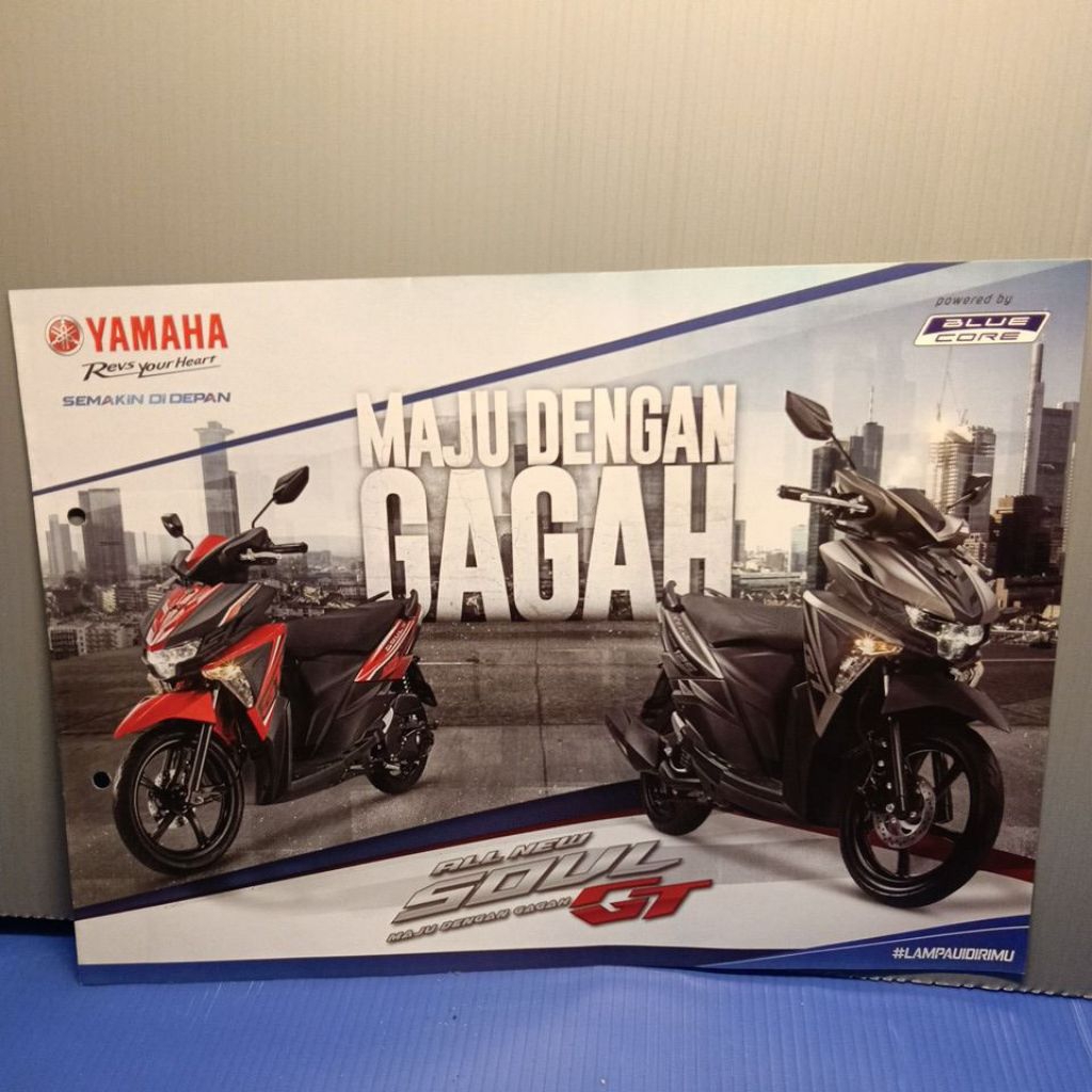 poster brosur leaflet katalog Yamaha soul GT