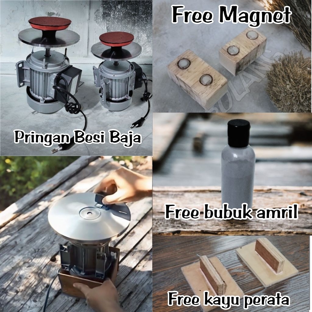 Asahan Mata Pisau Cukur Atau Clipper, Mesin Asah Mata Pisau Clipper Bahan Besi Baja, Alat Asahan Mat