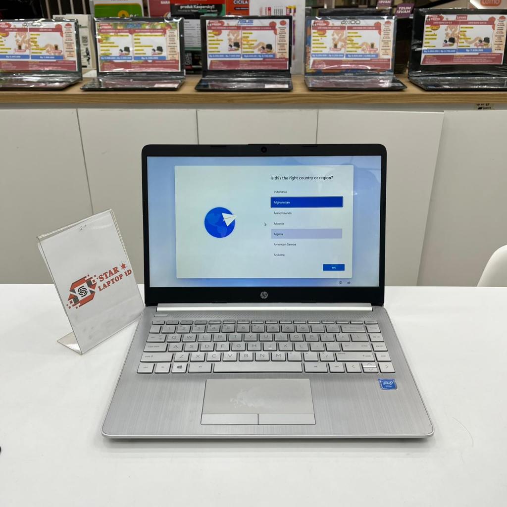 Hp 14S CF2516TU Intel Celeron N4500 8GB 512GB SSD HD Grapichs Windows 11 Original