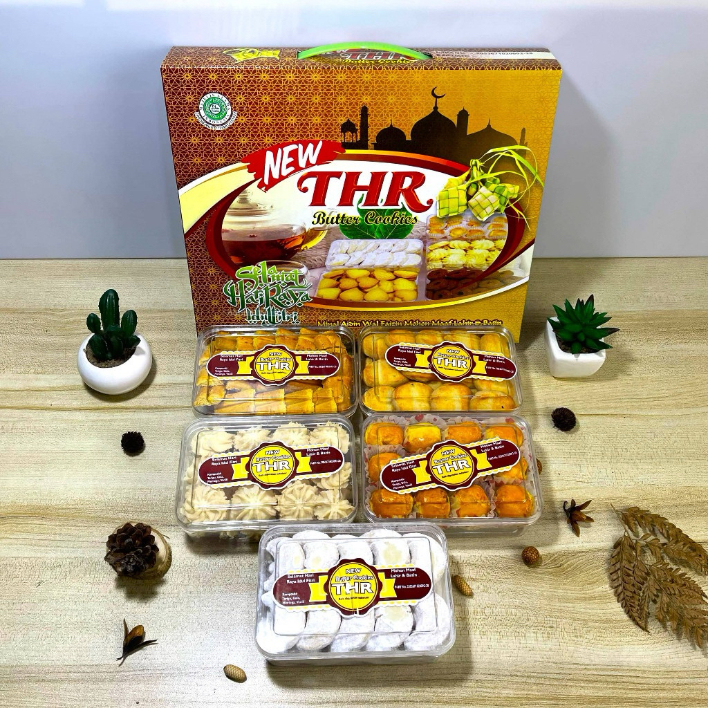 THR New Kotak / Hampers Kue Paket Lebaran THR / THR New Cookies / Paket Lebaran / Paket Kue Kering