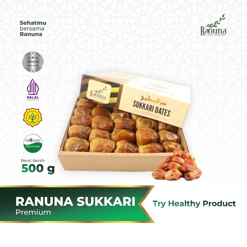 RANUNA - SUKARI RANUNA PREMIUM 500GR