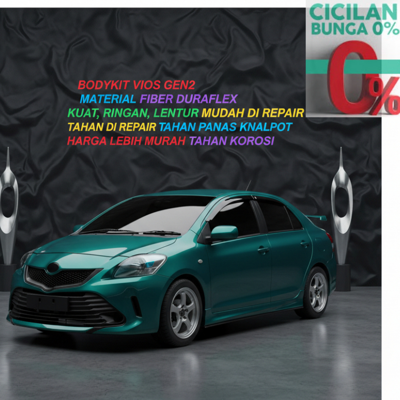 Arjuna bodykit bodykit Vios 2007 2008 2009 2010 2011 2012 body kit vios gen2