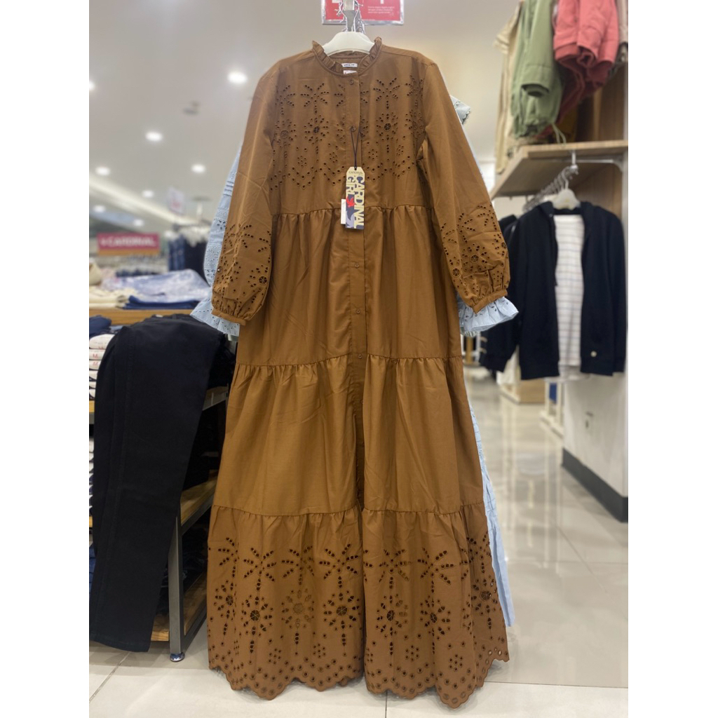 gamis wanita motif katbol brand Cardinal