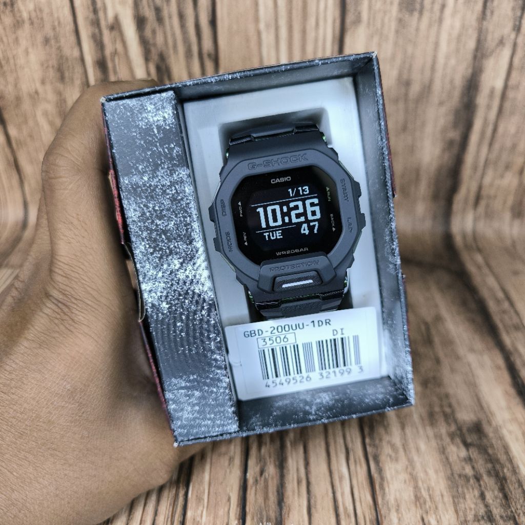 Jam tangan Original Gshock G-Shock GBD-200UU-1 GBD200UU Smartwatch