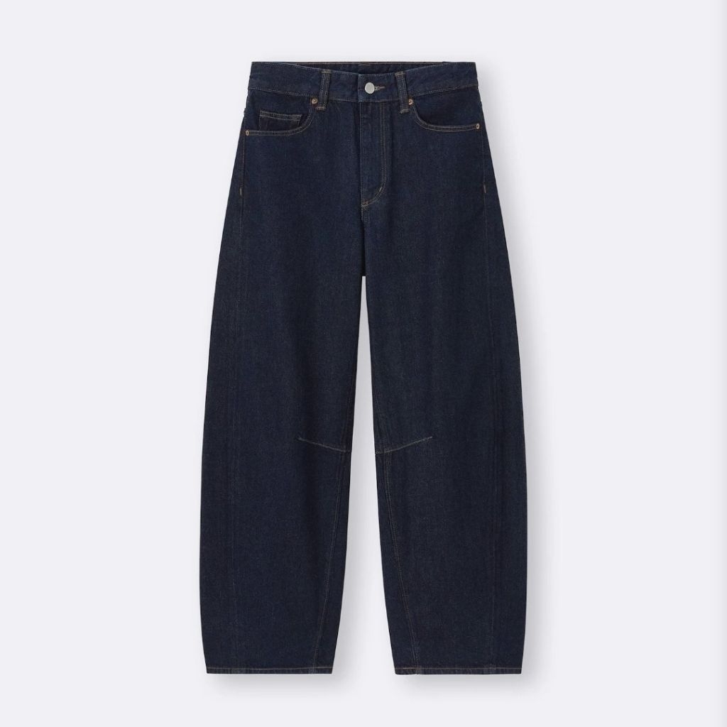 GU Barrel Jeans - Navy (Size S)