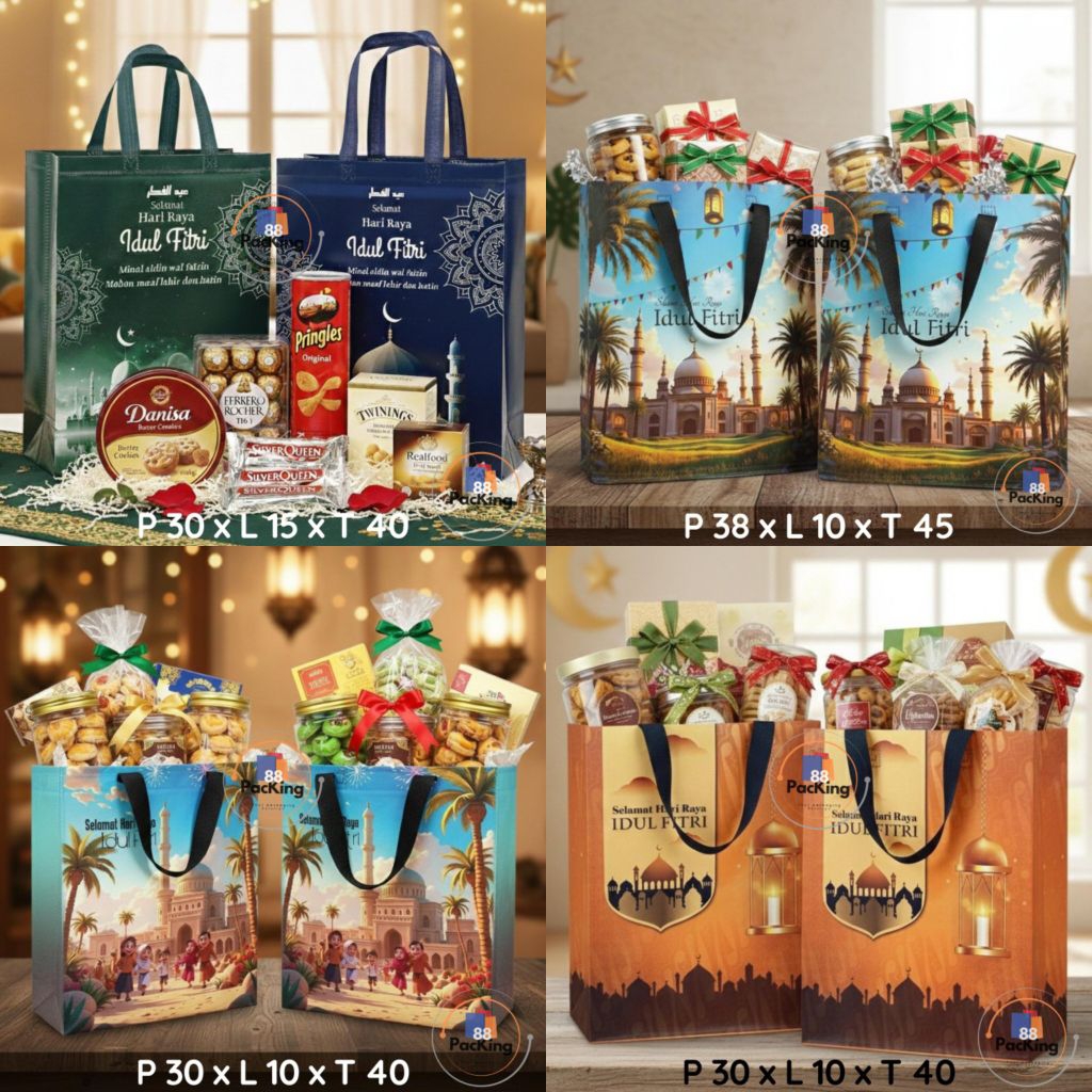 [ ECER ] tas lebaran idul fitri jumbo hampers goodie bag souvenir lebaran premium