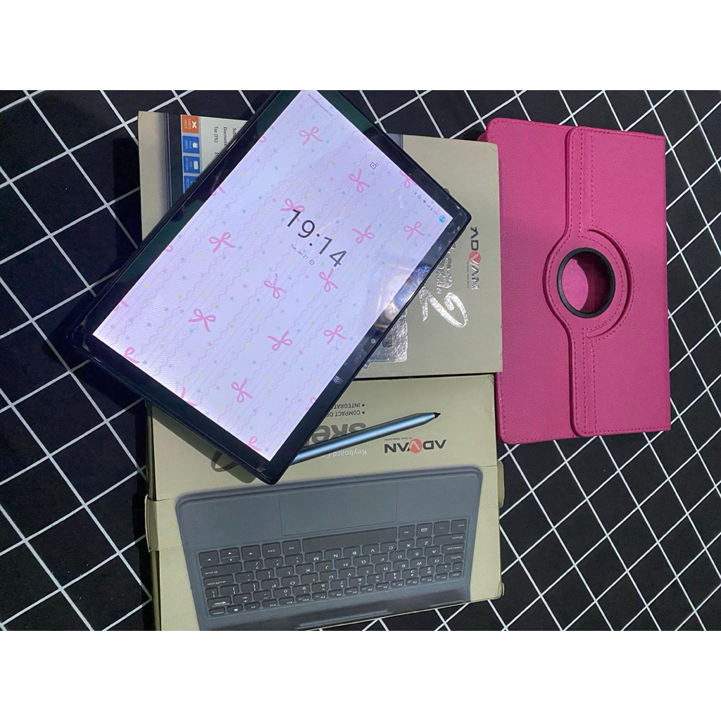 TAB ADVAN SKETSA 2 4/64 BEKAS + STYLUS PEN, BISA PAKAI SIMCARD