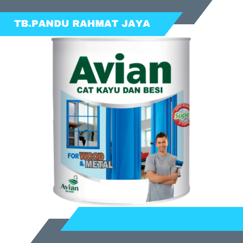 Cat Emas Avian Bron Emas 100cc Cat Kayu Besi Motif Emas