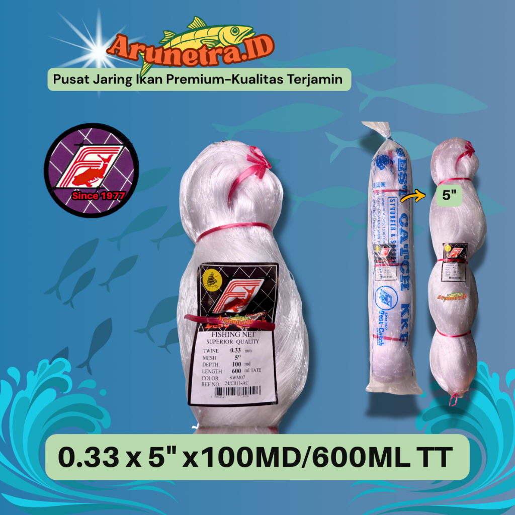Jaring Senar 0.33 // 0.35 mm x 5"  TATE-Melintang