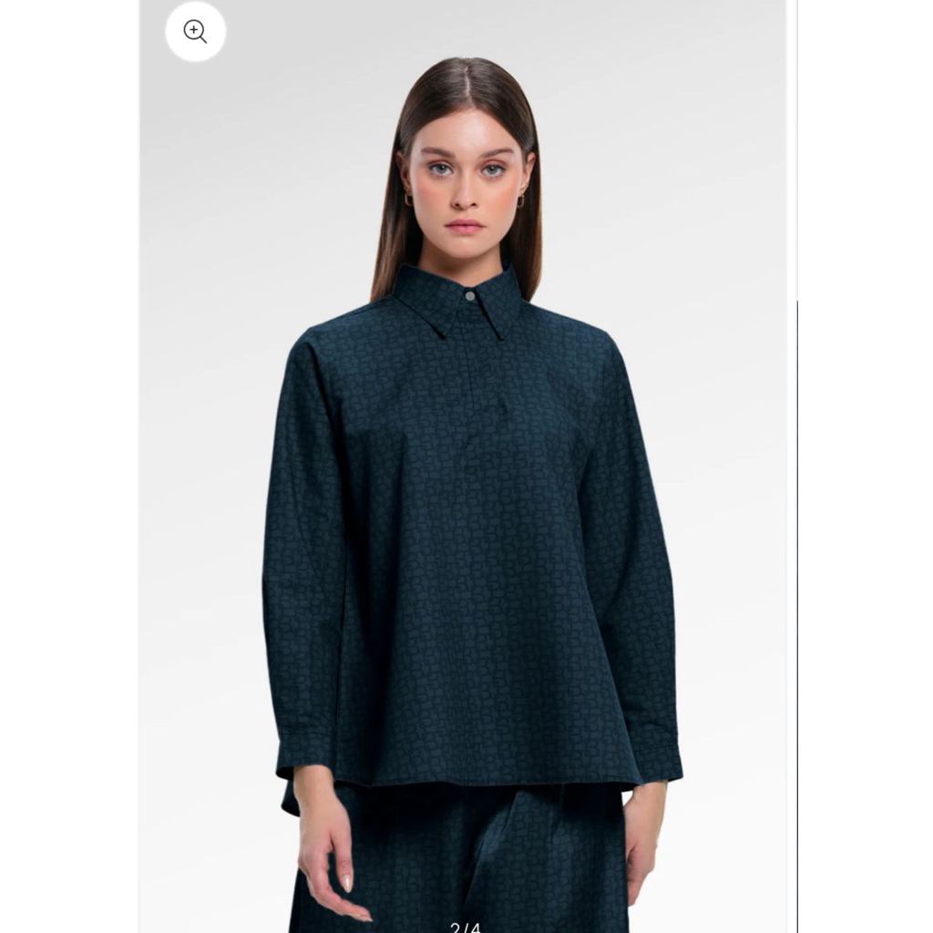 Benang Jarum Monogram Polo Shirt