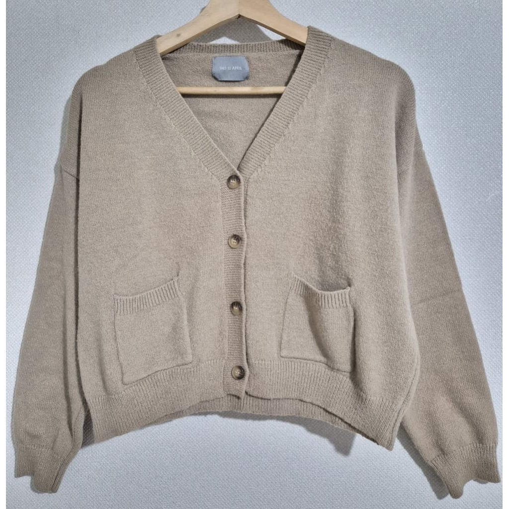 THIS IS APRIL SWEATER BROWN