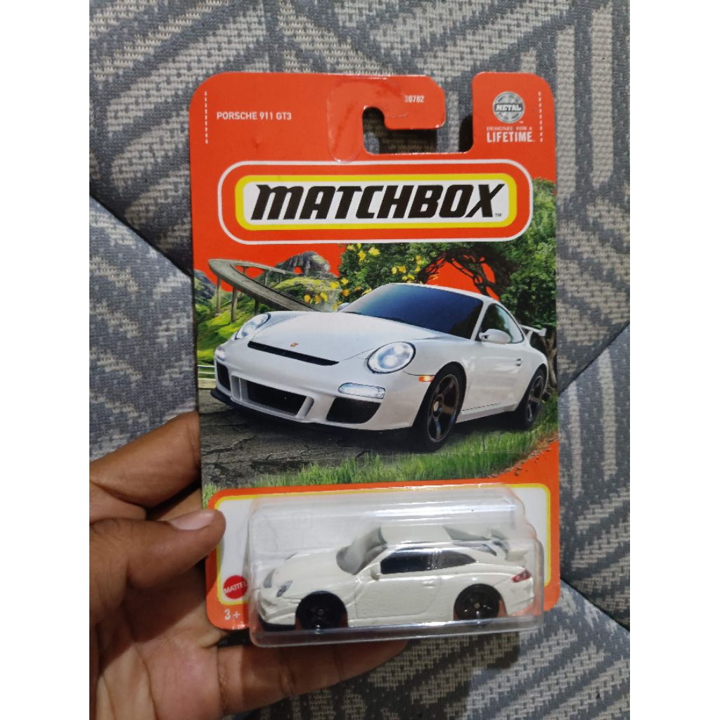 matchbox porsche 911 gt3 putih