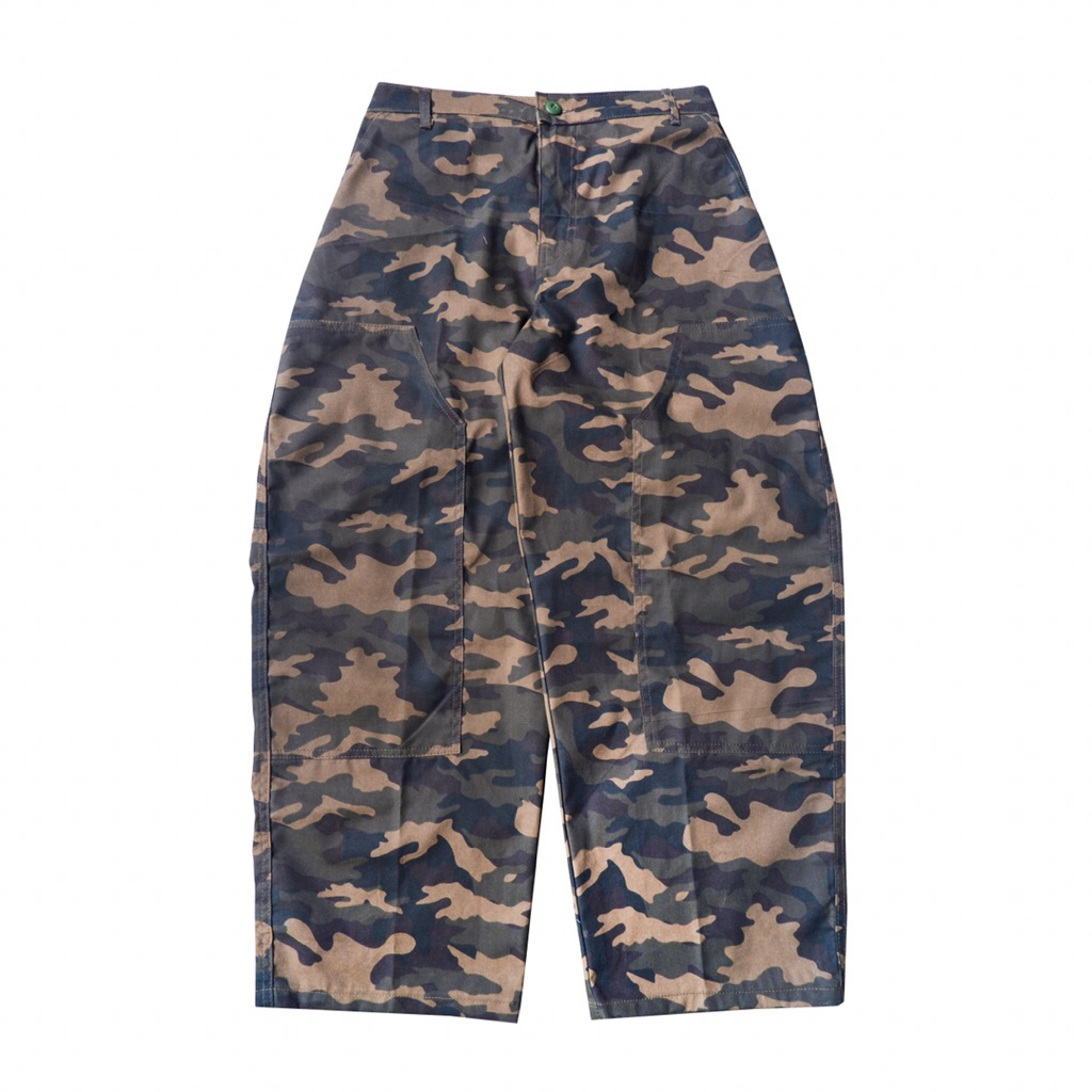 BAGGY CAMO CARPENTER PANTS / CARPENTER PANTS / DOUBLE KNEE PANTS / CAMO PANTS / BAGGY CAMO PANTS