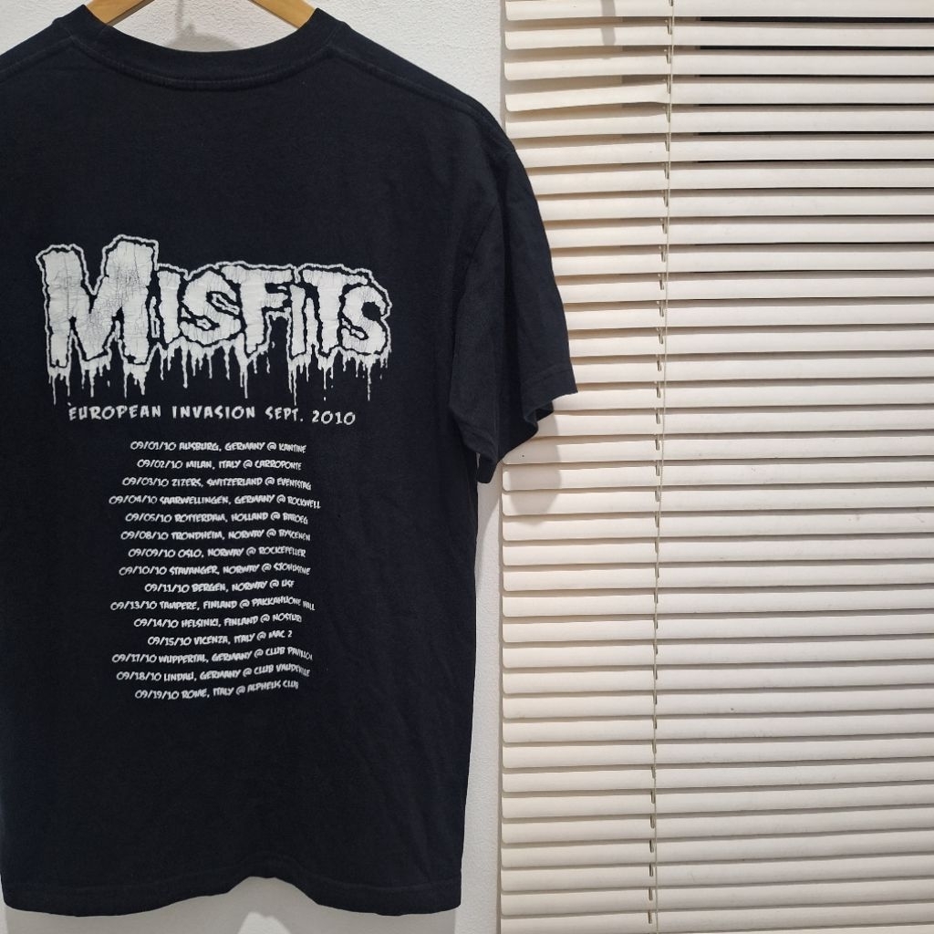 vintage kaos band misfits ramones
