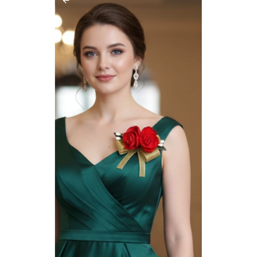 Bunga Dada/ Bunga Jas/Pin Bunga Mawar/ Pin Bunga Panitia