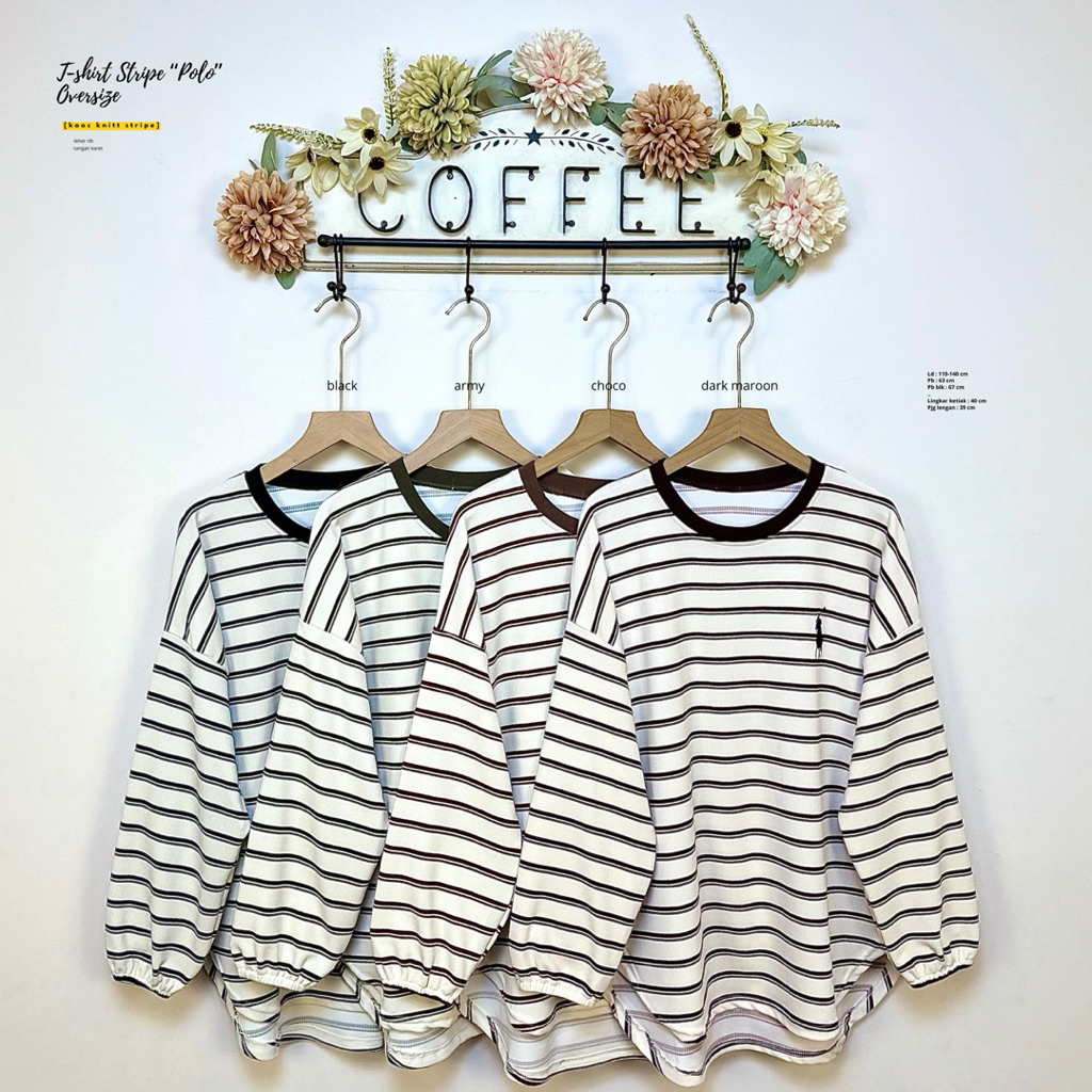 T-shirt Stripe “Polo” Oversize
