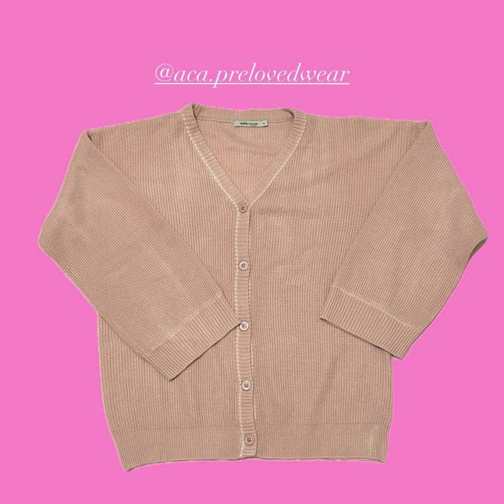 preloved cardigan pink