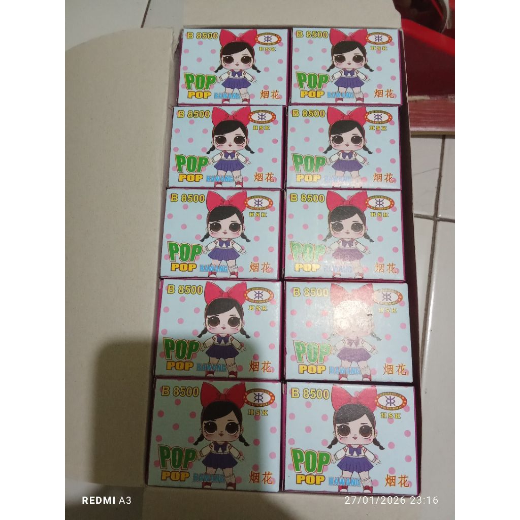 pop pop bawang 50box x 50 pcs maianan anak di bulan ramadhan