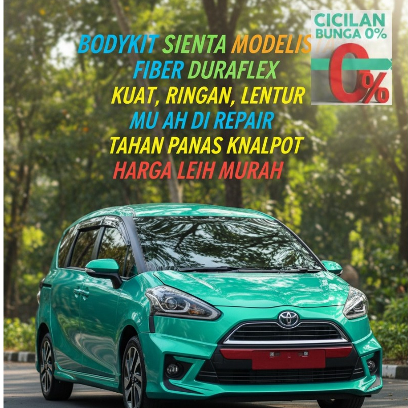 BODYKIT TOYOTA SIENTA MODELISTA body kit toyota sienta bodikit sienta