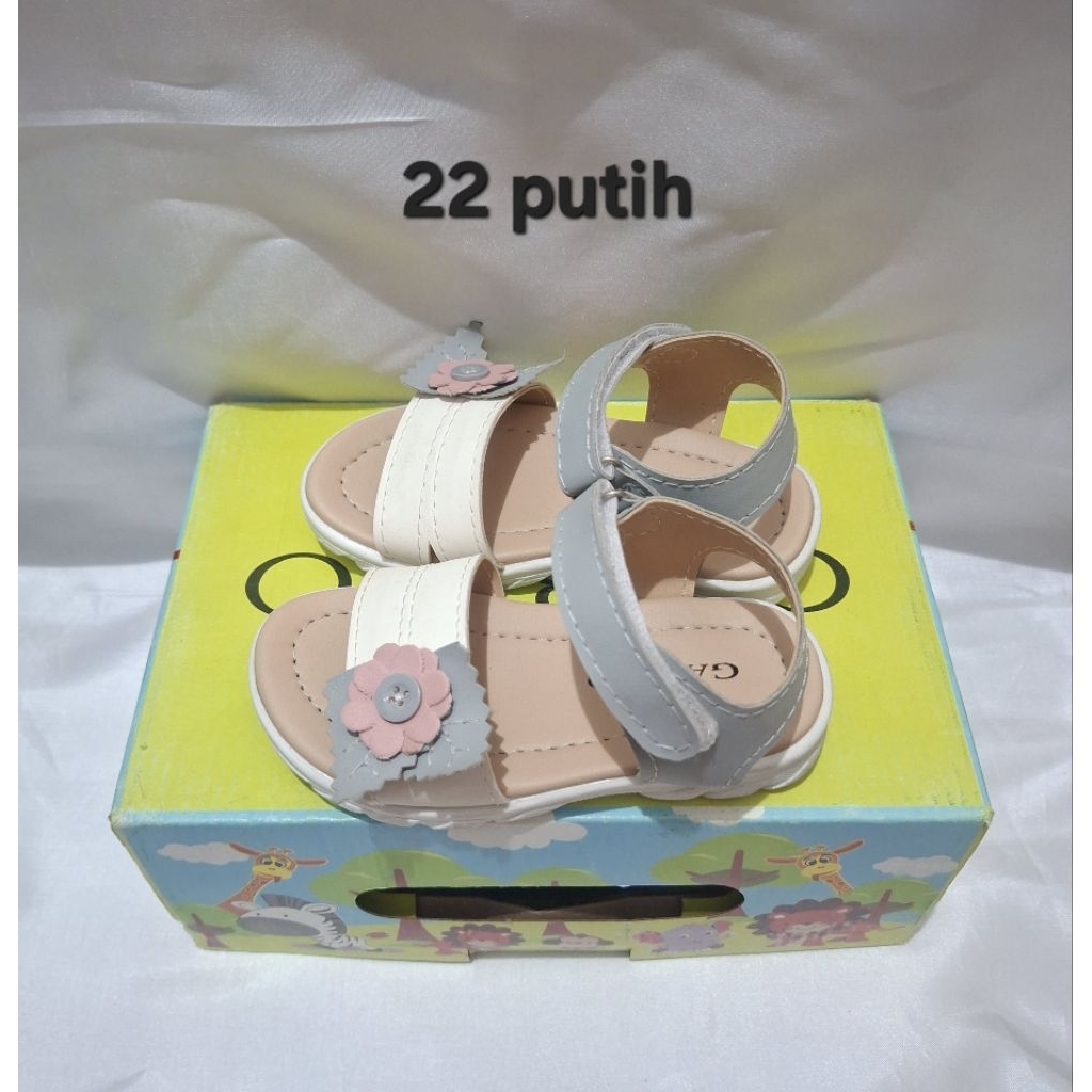 GABINO Sepatu Sandal Anak Perempuan Putih