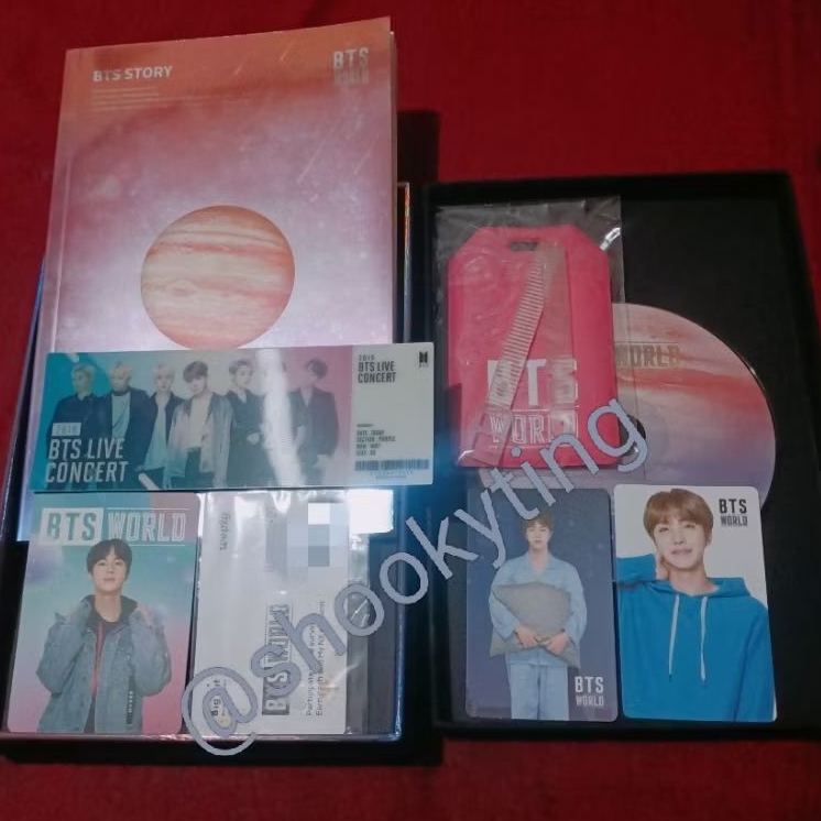 Preloved Album BTS Original Second – BTS World + Poster & Photocard