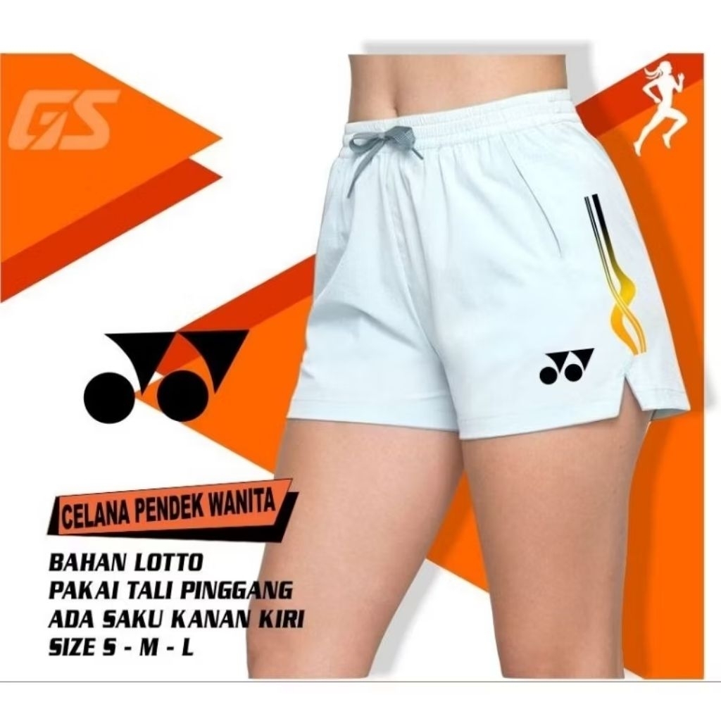 Celana pendek olahraga wanita bawahan olahraga cewek voli trining runningCelana pendek voli cewek