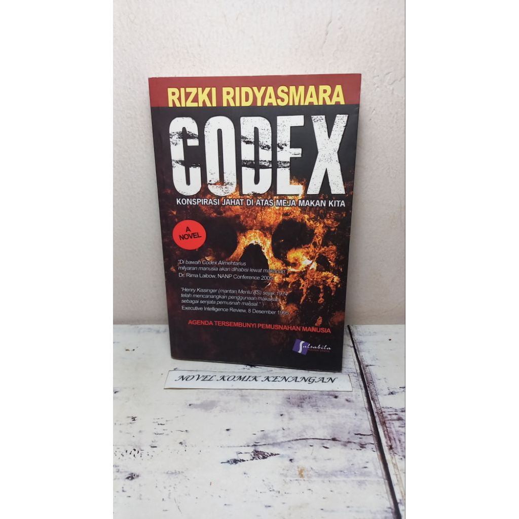 Novel Codex Karya Rizky Ridyasmara Pesanan Kak Rike