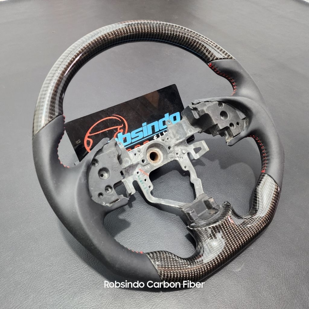 lingkar rangka stir steering wheel pajero sport outlander carbon