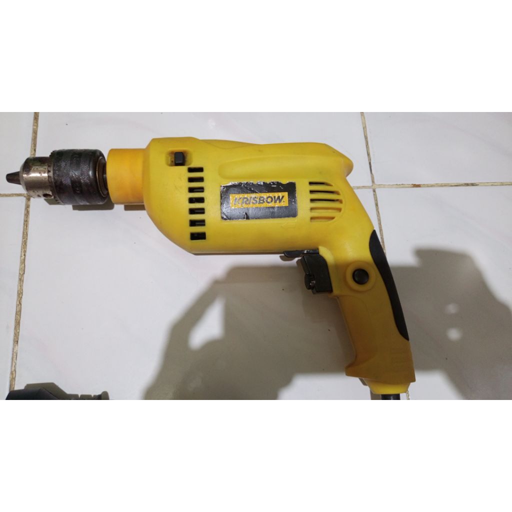 MESIN BOR 13MM BETON BESI KAYU KRISBOW,ADA SETELAN KIRI KANAN SECOND MULUS