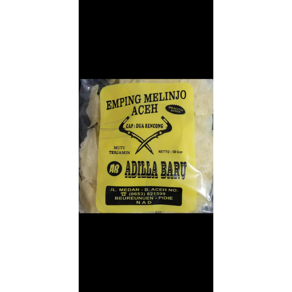 Emping melinjo adilla asli aceh