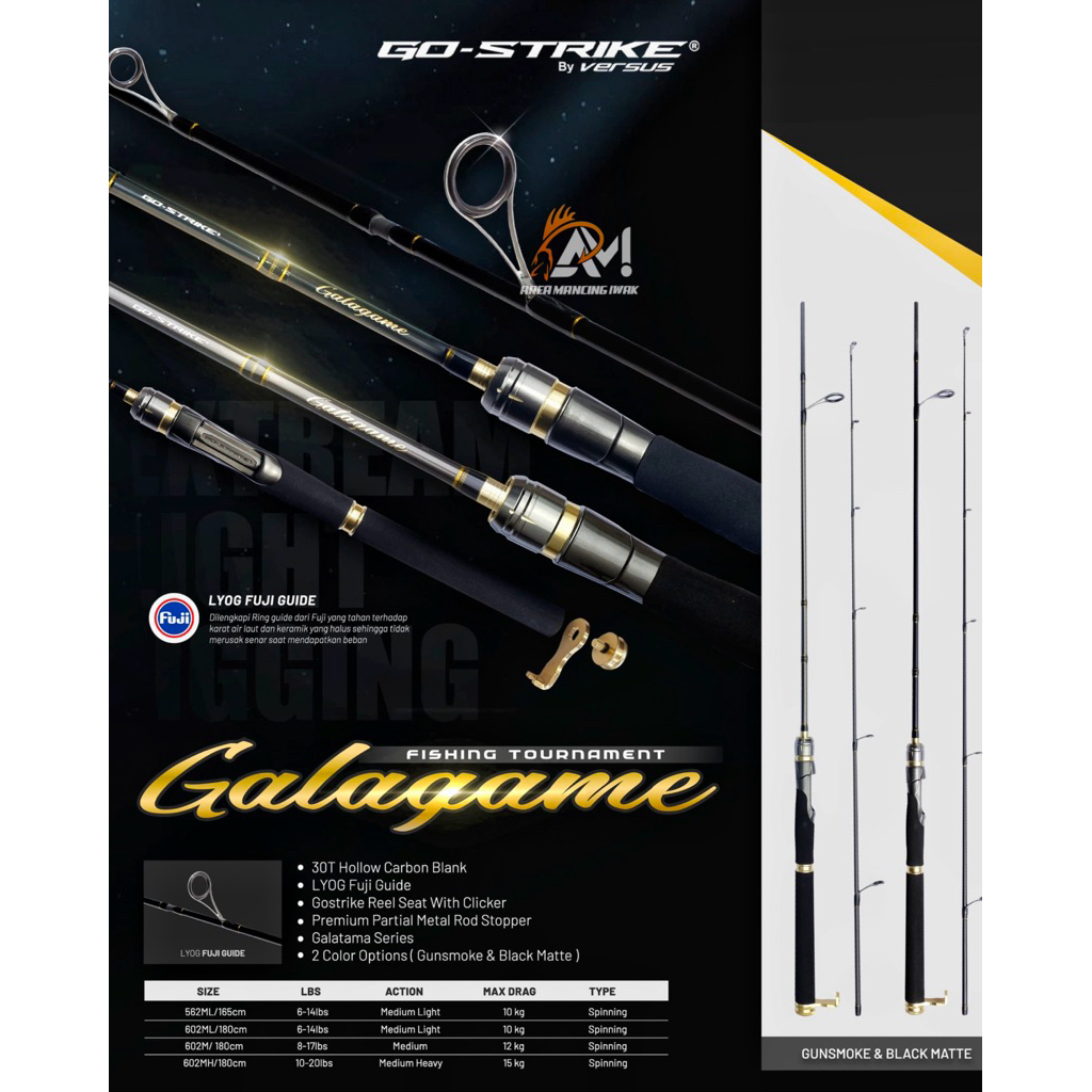 JORAN GOSTRIKE GALAGAME SPINNING 562/602 GALAPUNG GALATAMA