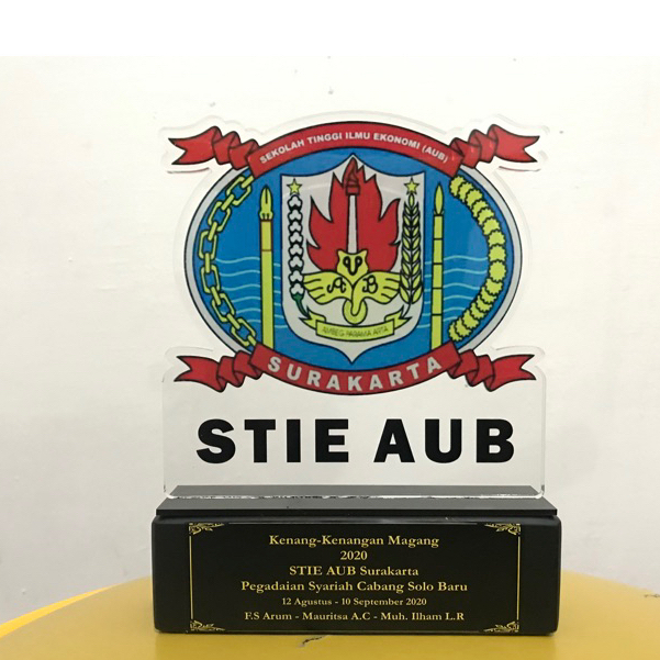 Plakat Magang Plakat PKL Kado Magang kenang kenangan magang akrilik