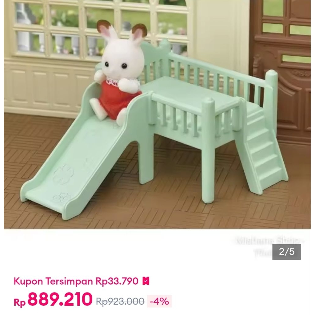 Tempat Tidur Sylvanian Families Sylvanian Family Kelinci Sylvanian