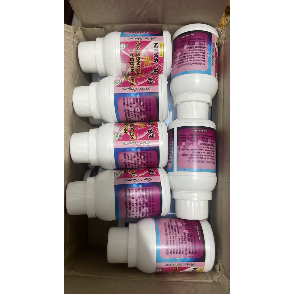 Herbal erskin pelangsing isi 30