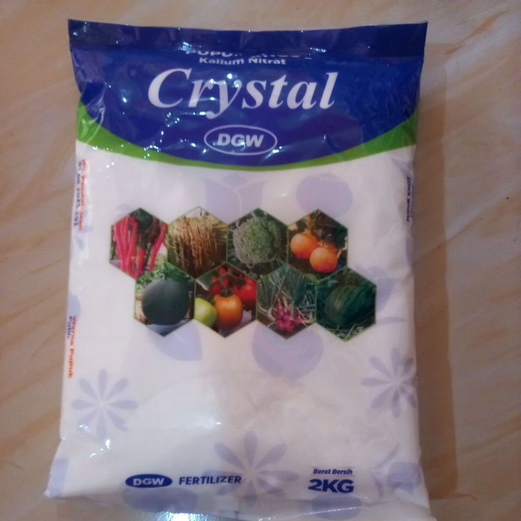 PUPUk KNO3 Crystal Putih DGW 2kg