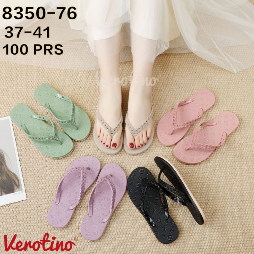 VEROTINO Sandal jepit Jelly Sehari Hari Murah Sendal Perempuan Teplek Terbaru