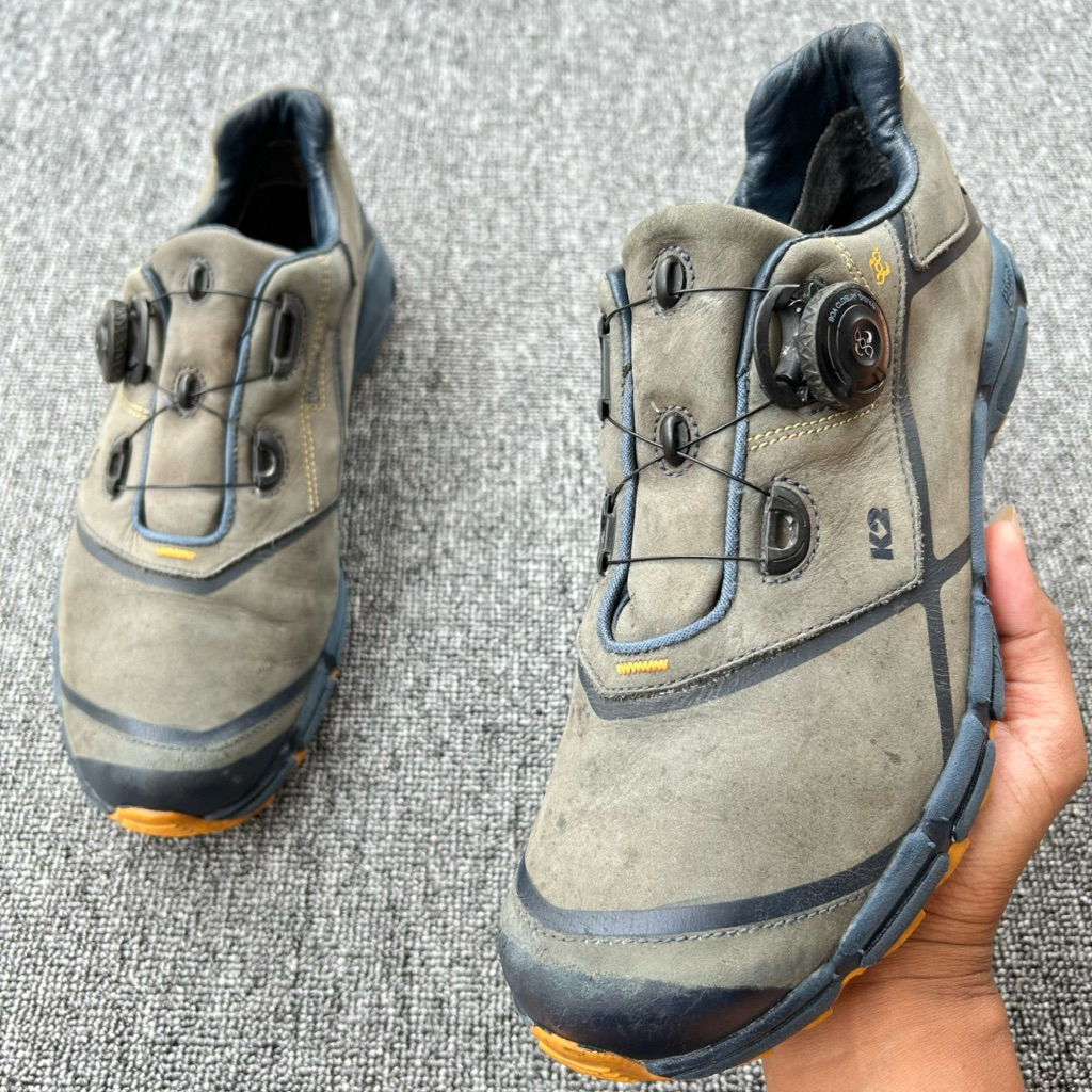 Sepatu K2 Trail Running BOA System Size 42.5 Panjang Insole 26.5 cm
