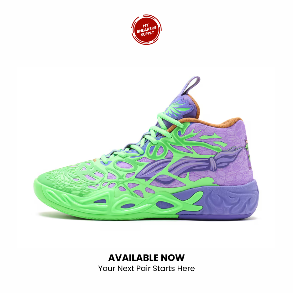 Sepatu Sneakers Puma LaMelo Ball MB.04 Teenage Mutant Ninja Turtles Raphael & Donatello - [312055 01