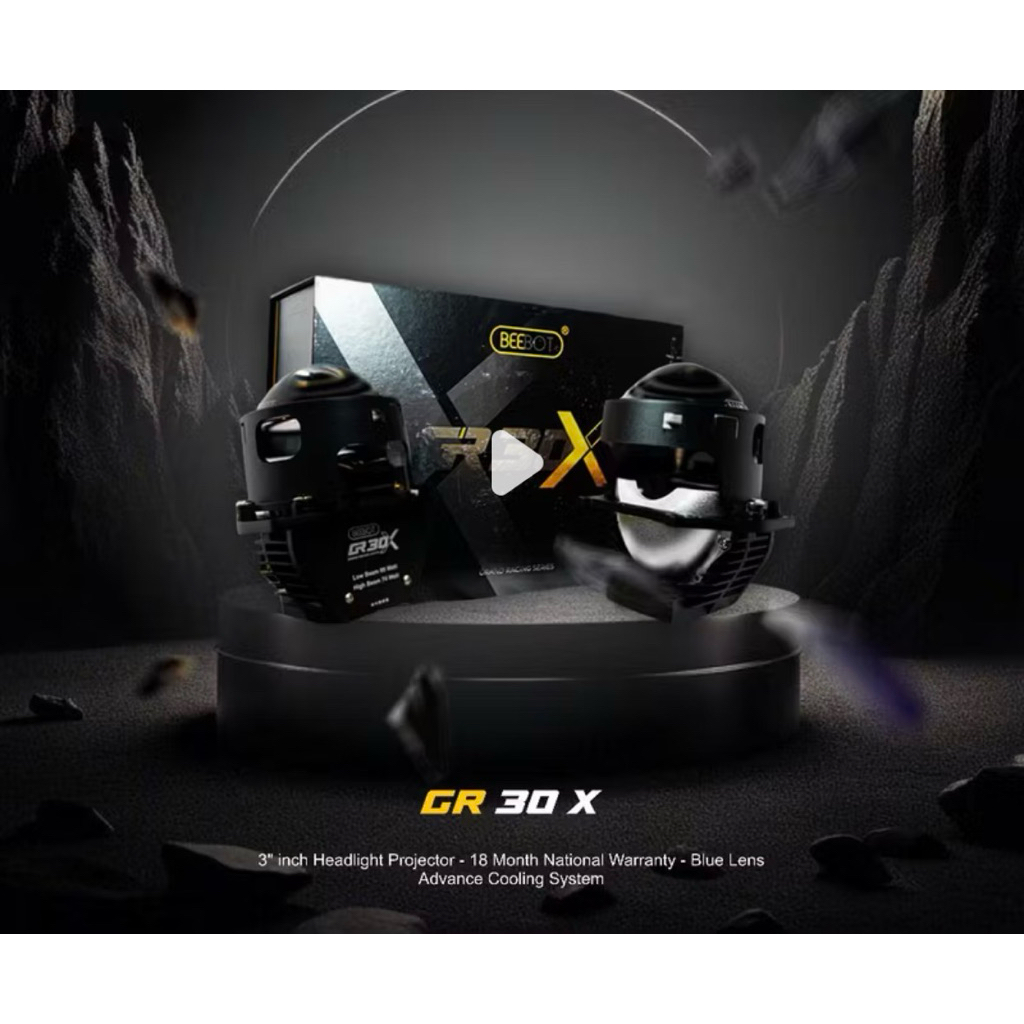 Biled Headlamp 3inch Beebot GR 30x PNP H4