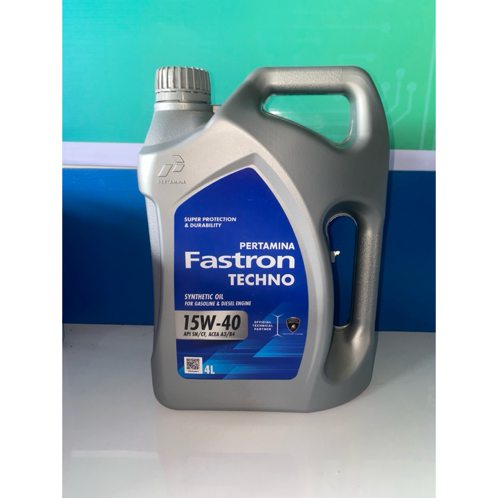 oli fastron techno synthetic oil for gasoline and diesel engine 15w-40 100% ORI
