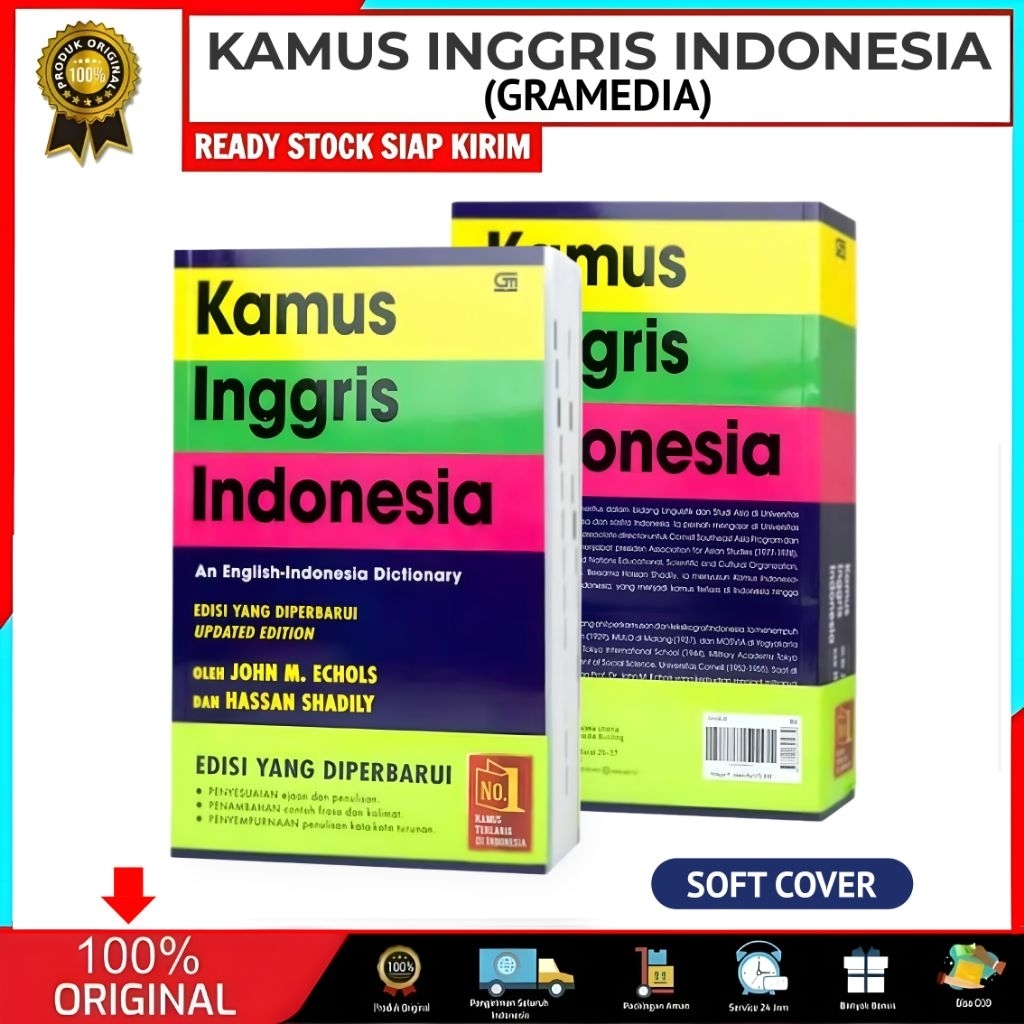 Kamus Bahasa Inggris / Kamus Inggris - Indonesia Gramedia